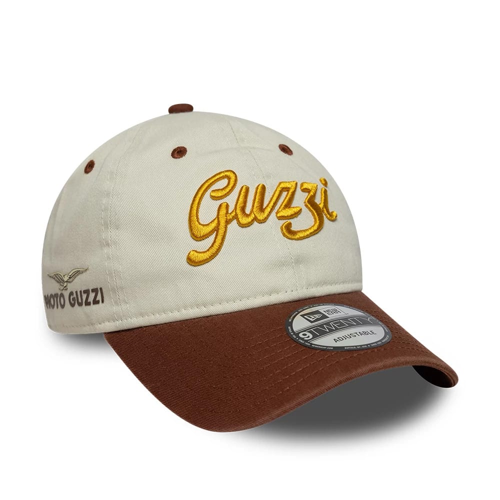 Moto Guzzi wordmark Brown 9TWENTY Adjustable Cap-kentox