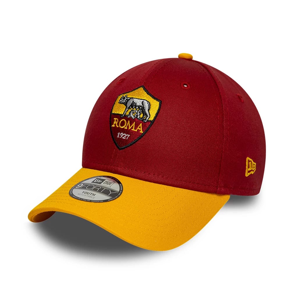 Youth AS Roma Team Dark Red 9FORTY Adjustable Cap-kentox