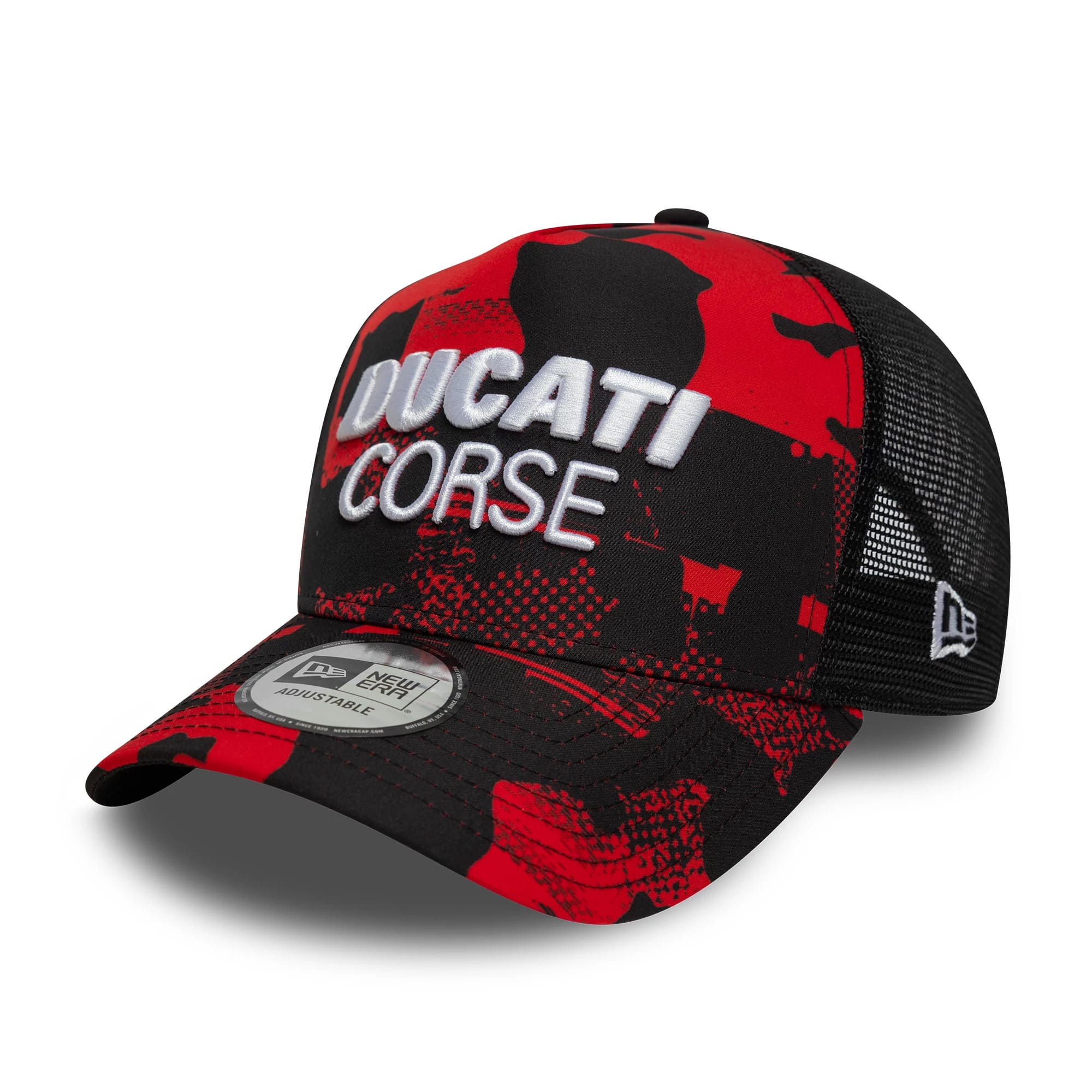 Ducati Motor Camo Black 9FORTY E-Frame Trucker Adjustable Cap-kentox