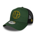 AS Roma Dark Green 9FORTY E-Frame Trucker Adjustable Cap-kentox