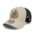 Newcastle United FC Faux Suede Cream 9FORTY E-Frame Trucker Adjustable Cap-kentox