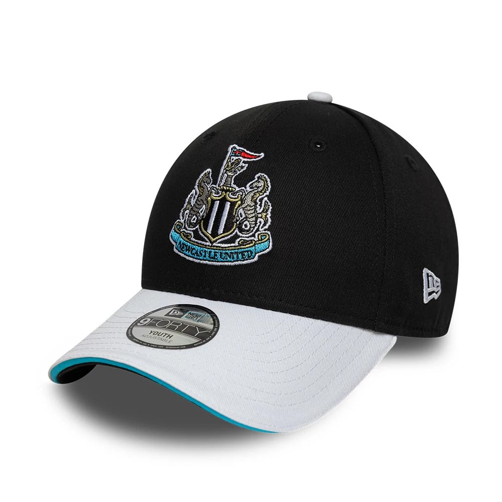 Youth Newcastle United FC Team Black & White 9FORTY Adjustable Cap-kentox