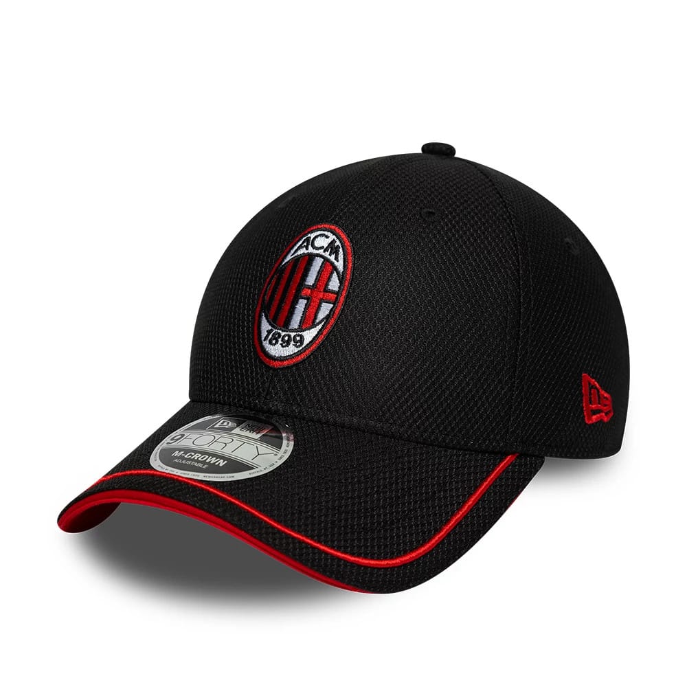 AC Milan Diamond Era Black 9FORTY M-Crown Adjustable Cap-kentox