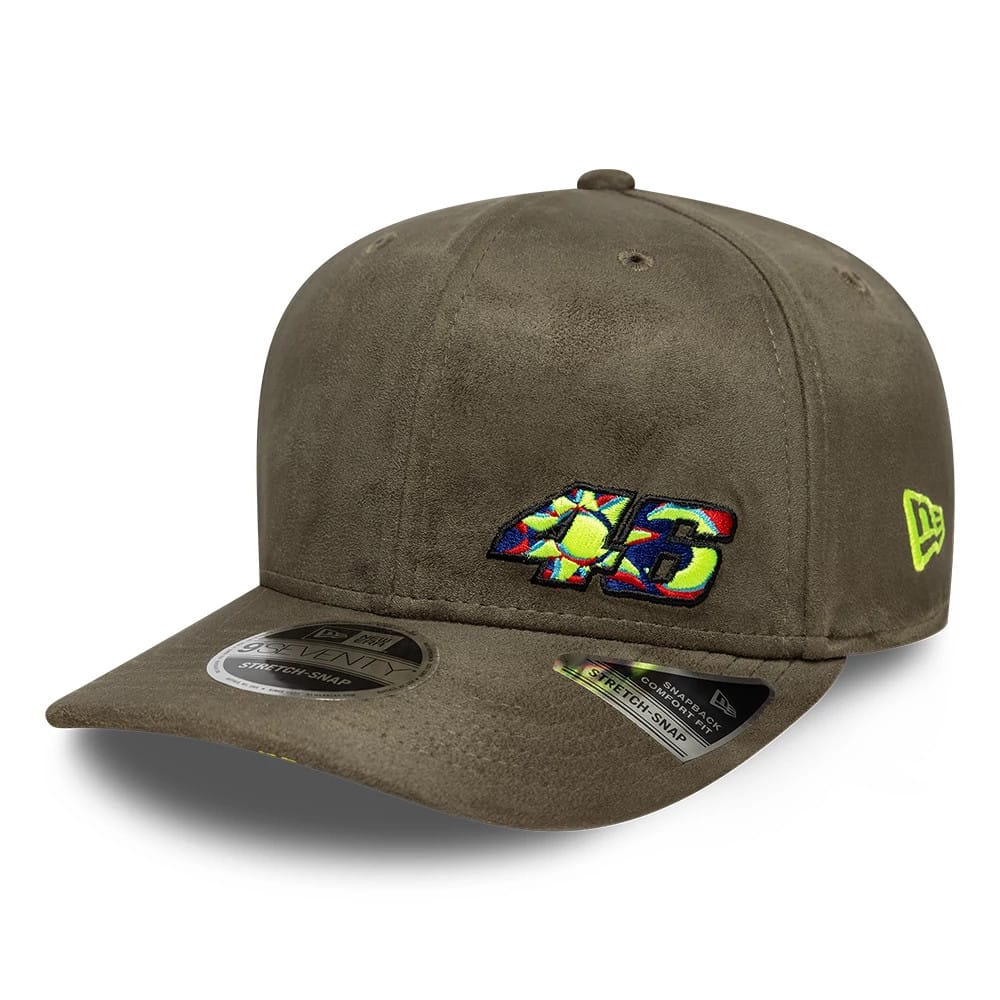 VR46 Flawless Green 9SEVENTY Stretch Snap Adjustable Cap-kentox