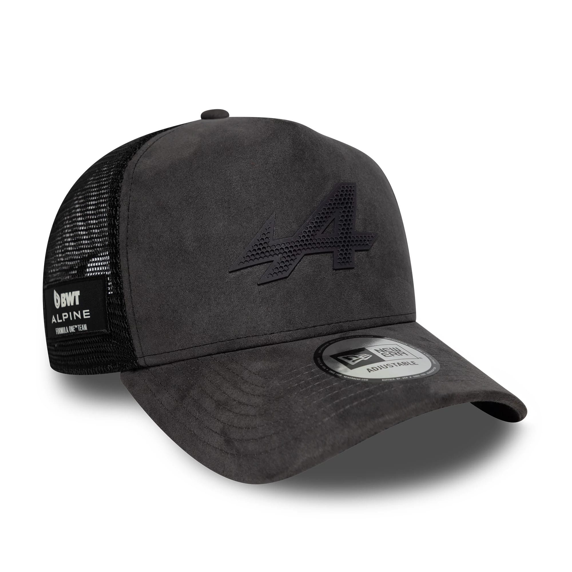 Alpine Racing Suede Grey 9FORTY E-Frame Trucker Adjustable Cap-kentox