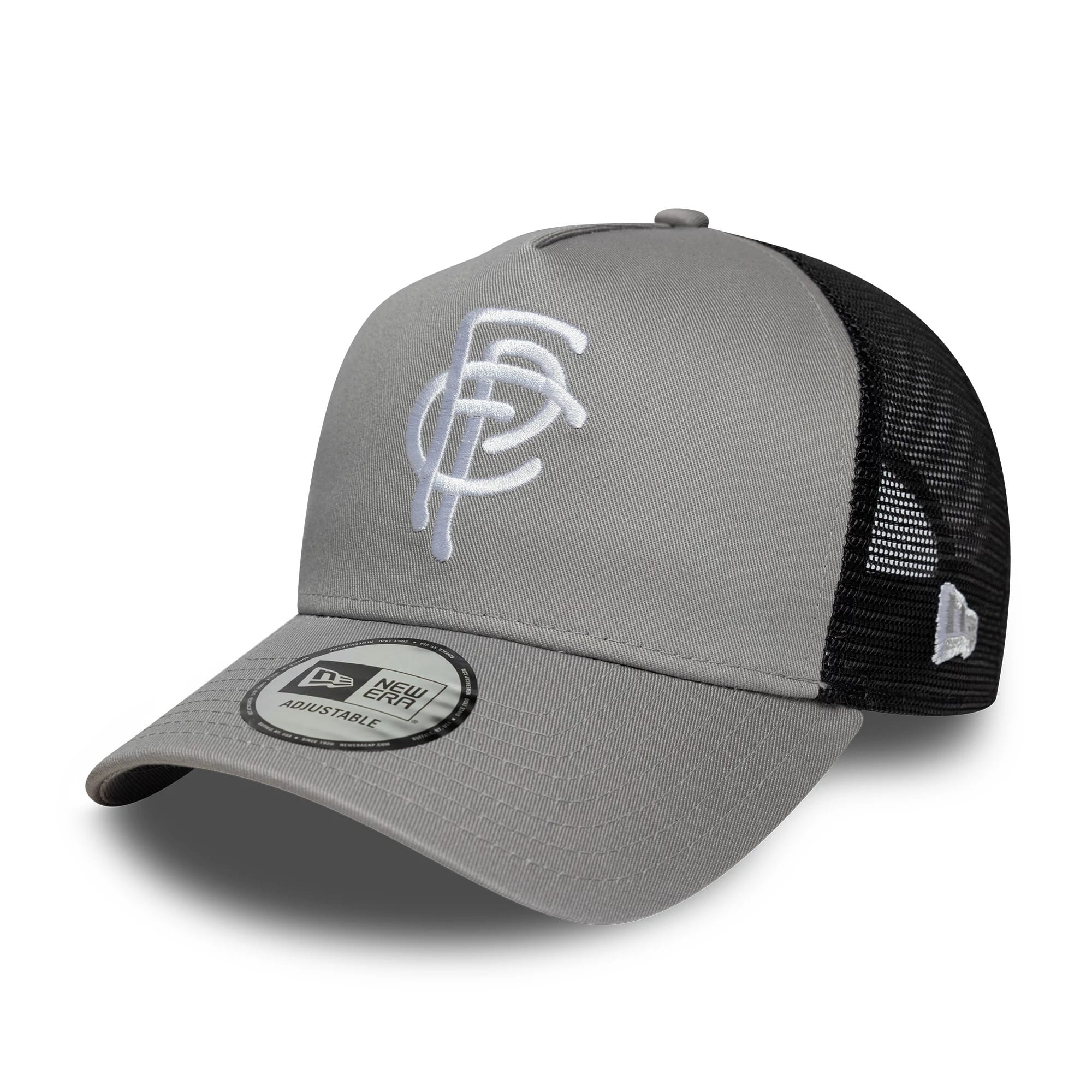FC Porto Grey 9FORTY A-Frame Trucker Adjustable Cap-kentox