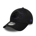 LA Lakers NBA Outline Black 9FORTY Adjustable Cap-kentox