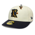 Texas Rangers MLB Pin Cream & Navy 59FIFTY Fitted Cap-kentox