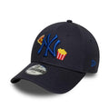 New York Yankees Child MLB Food Icon Navy 9FORTY Adjustable Cap-kentox