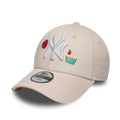 New York Yankees Child MLB Food Icon Pastel Pink 9FORTY Adjustable Cap-kentox