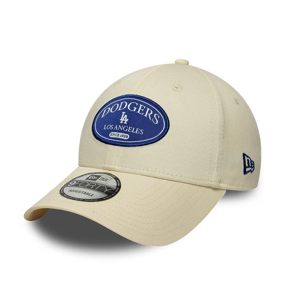 LA Dodgers MLB Patch Cream 9FORTY Adjustable Cap-kentox