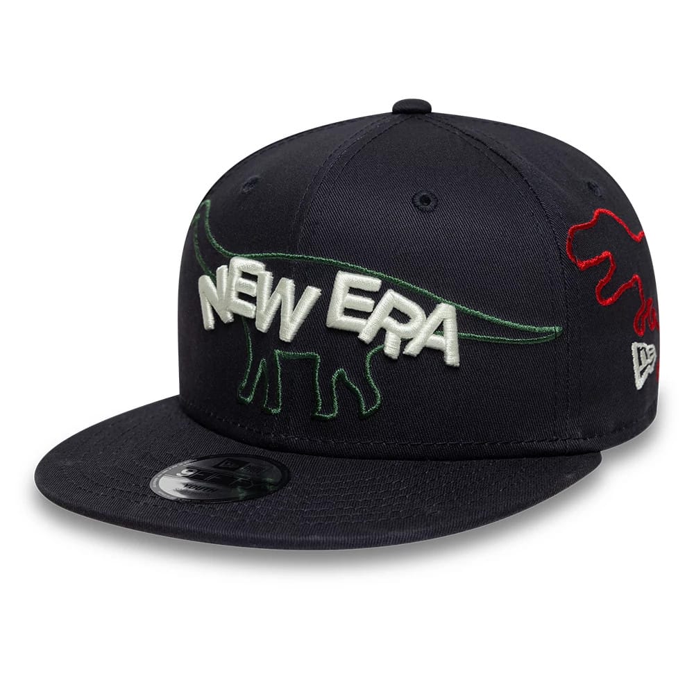 Youth MLB Dino Navy 9FIFTY Snapback Adjustable Cap-kentox