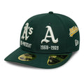 Athletics MLB Historic Dark Green Low Profile 59FIFTY Fitted Cap-kentox