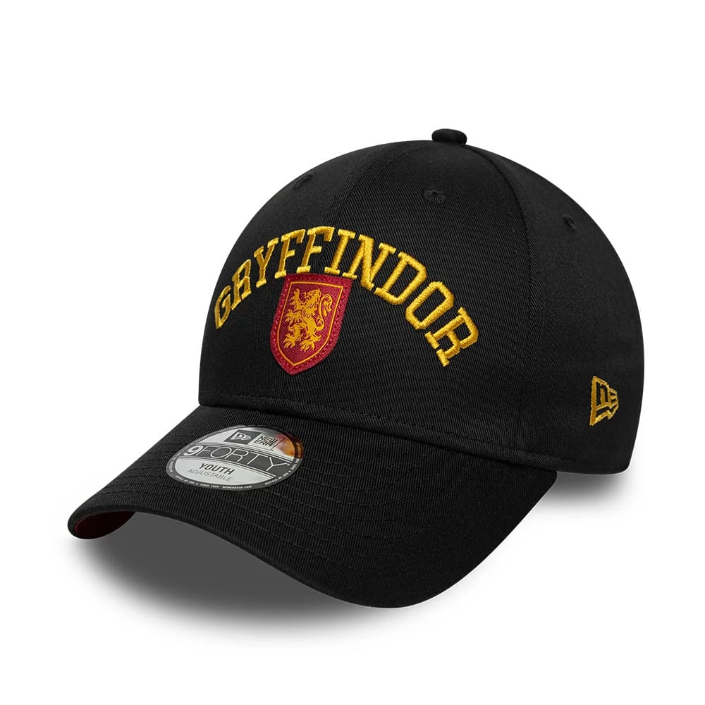 Youth Harry Potter Gryffindor Black 9FORTY Adjustable Cap-kentox