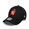 Youth MLB New York Yankees Fruit Icon Black 9FORTY Adjustable Cap-kentox