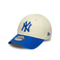 Toddler Yankees MLB League Essential Cream & Blue 9FORTY Adjustable Cap-kentox