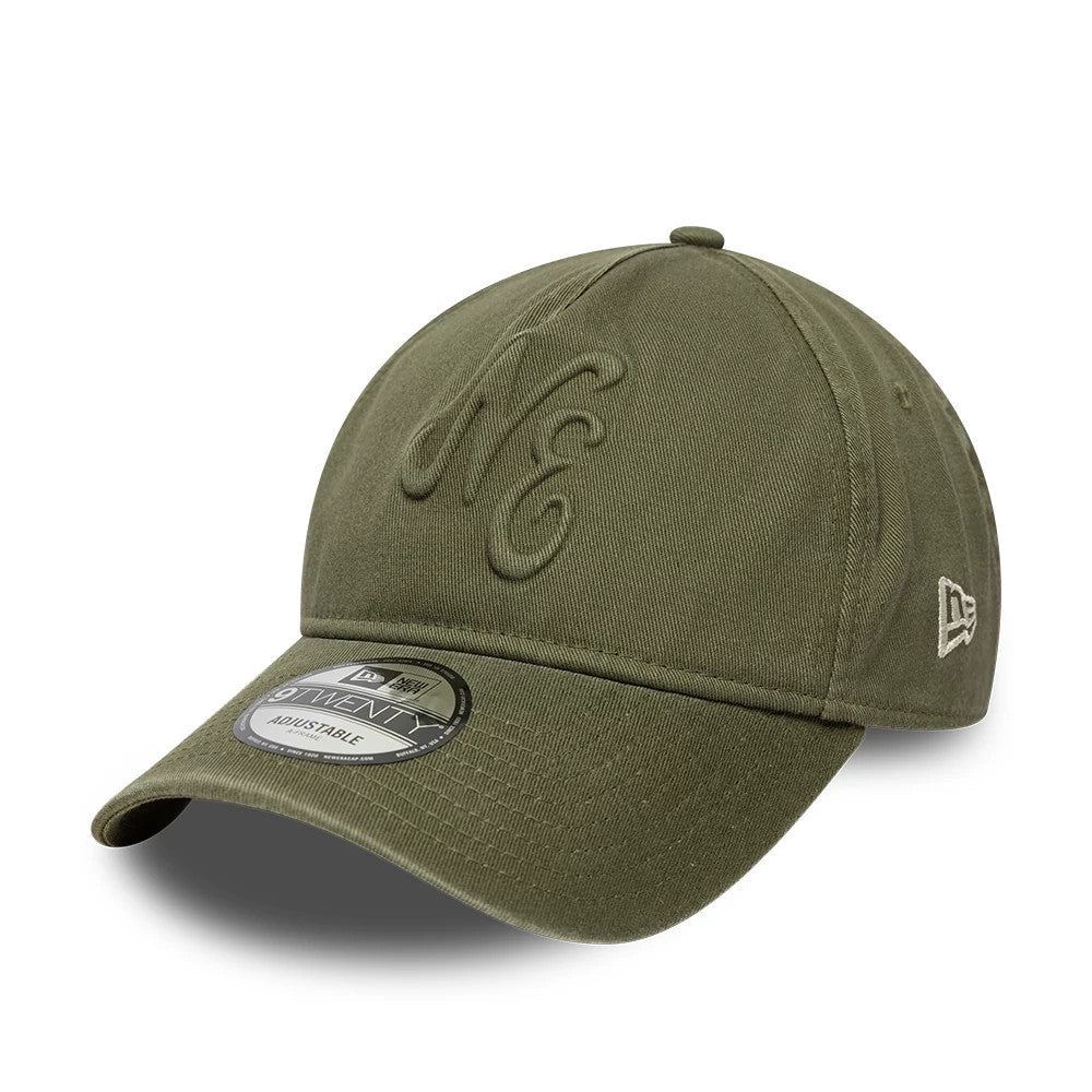 New Era Embossed Green 9TWENTY A-Frame Adjustable Cap-kentox