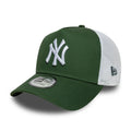 Yankees MLB League Essential Dark Green 9FORTY A-Frame Trucker Adjustable Cap-kentox