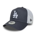 LA Dodgers MLB League Essential Grey 9FORTY A-Frame Trucker Adjustable Cap-kentox