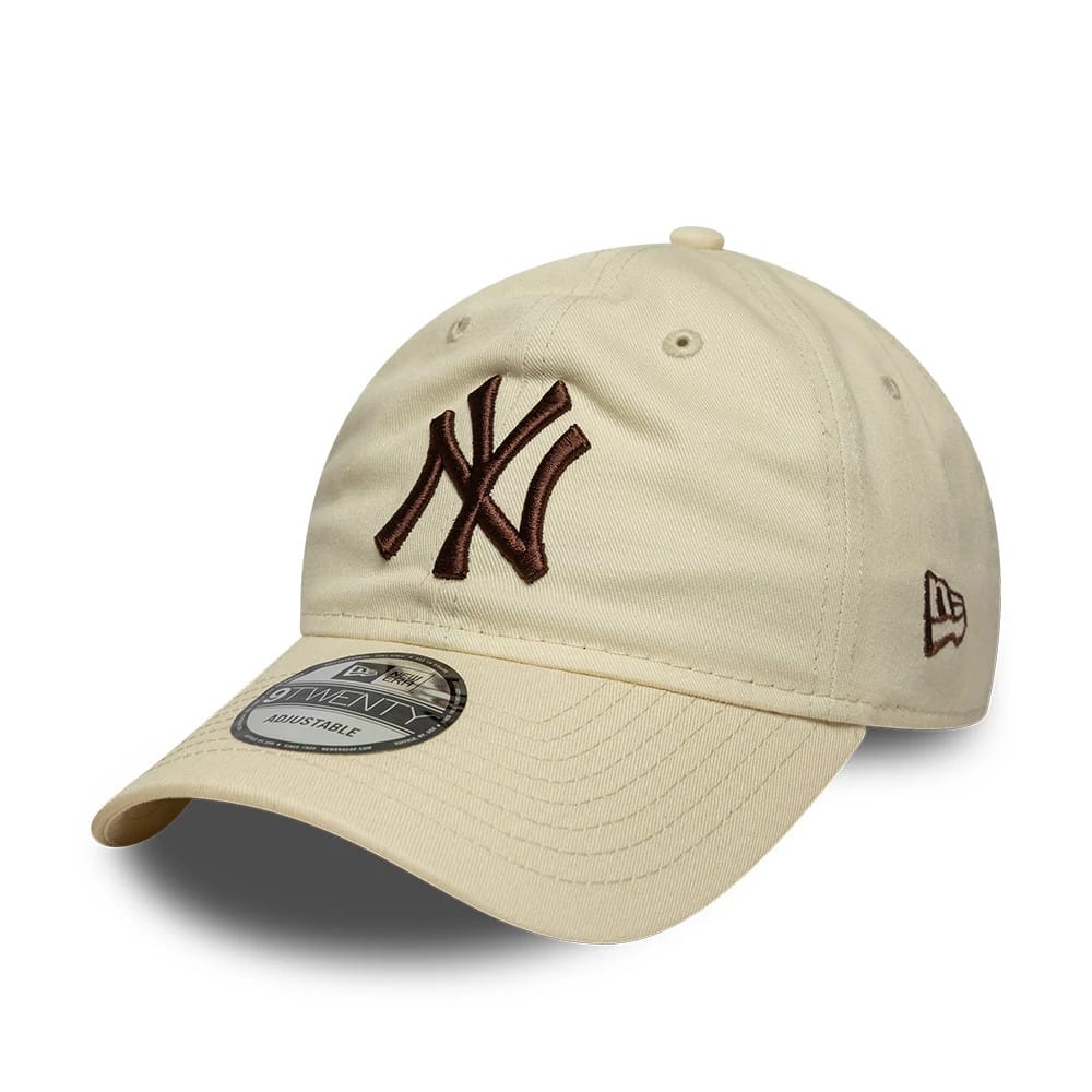 New York Yankees MLB League Essential Cream 9TWENTY Adjustable Cap-kentox