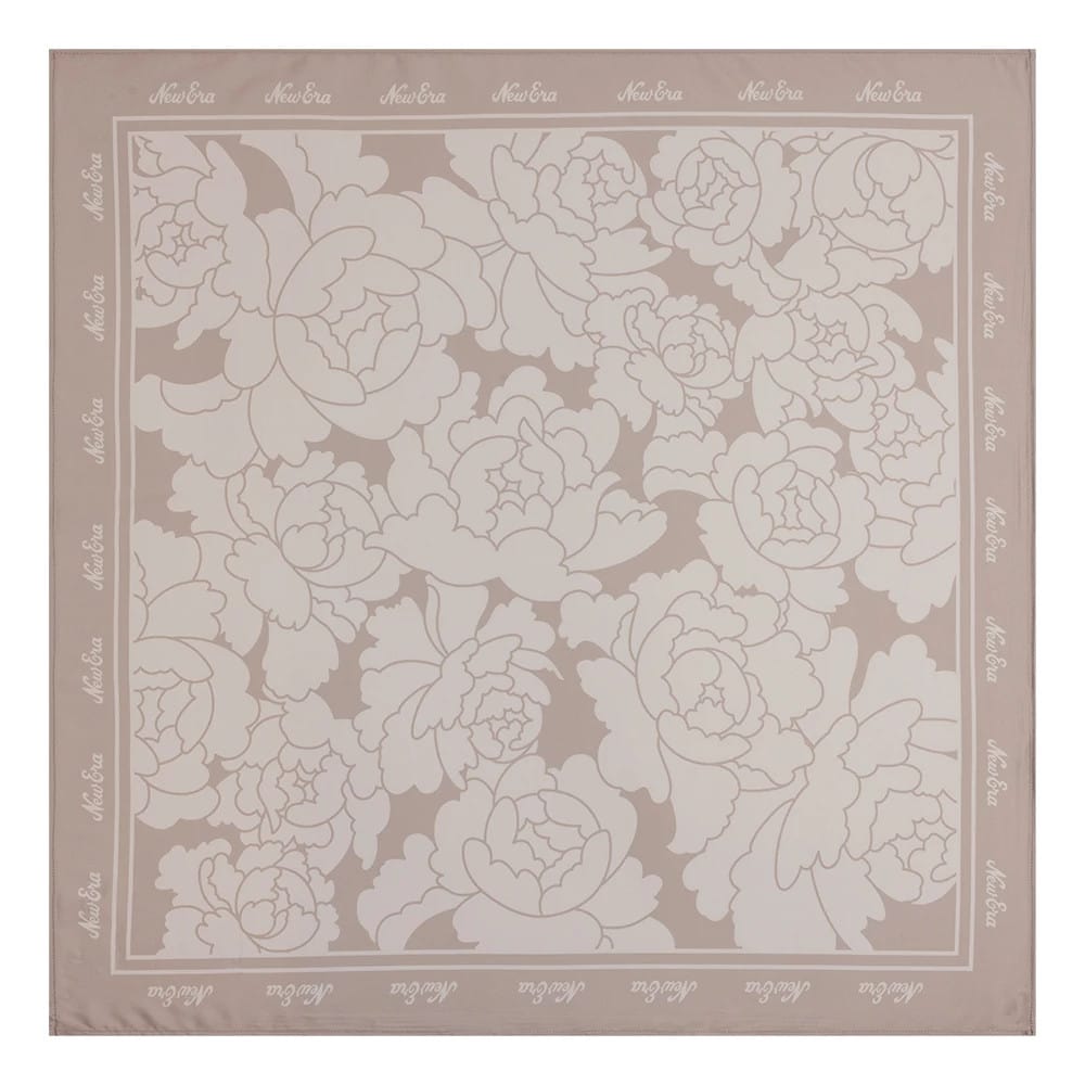 New Era Floral Satin Beige Bandana-kentox