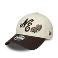 Womens New Era Floral Light Beige 9FORTY Adjustable Cap-kentox