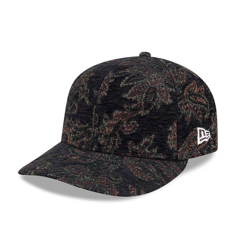 New Era Jacquard Chenille Black 59FIFTY Fitted Cap-kentox