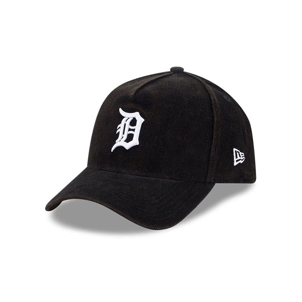 Tigers MLB Snow Wash Cord Black 59FORTY A-Frame Fitted Cap-kentox