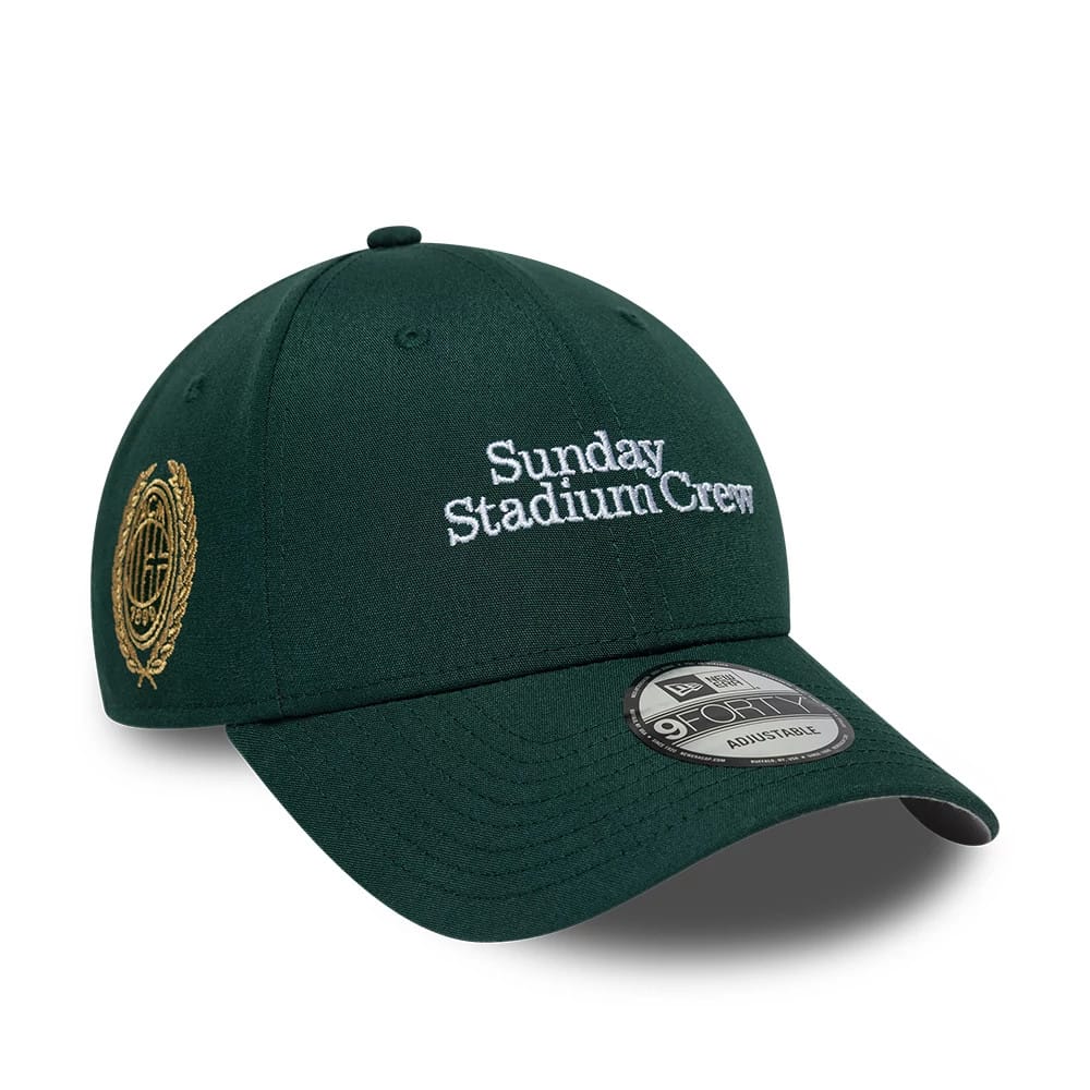 AC Milan Sunday Stadium Dark Green 9FORTY Adjustable Cap-kentox