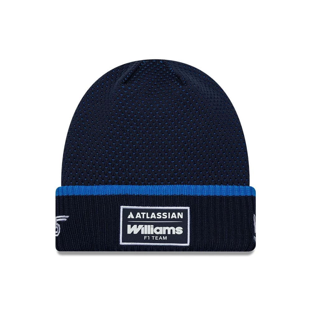 Williams Carlos Sainz Navy Cuff Knit Beanie Hat-kentox