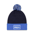 Williams Essential Navy Bobble Knit Beanie Hat-kentox