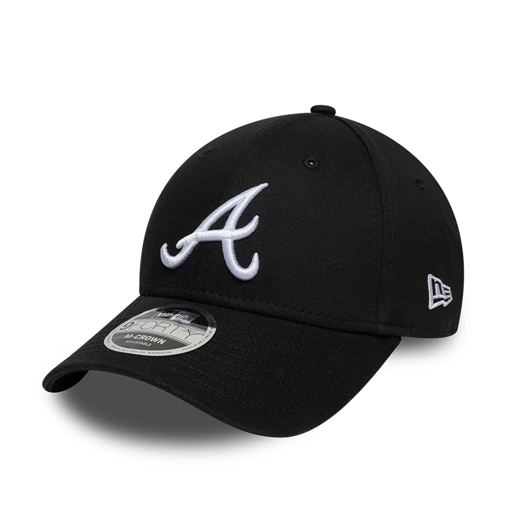Atlanta Braves MLB Black 9FORTY M-Crown Adjustable Cap-kentox