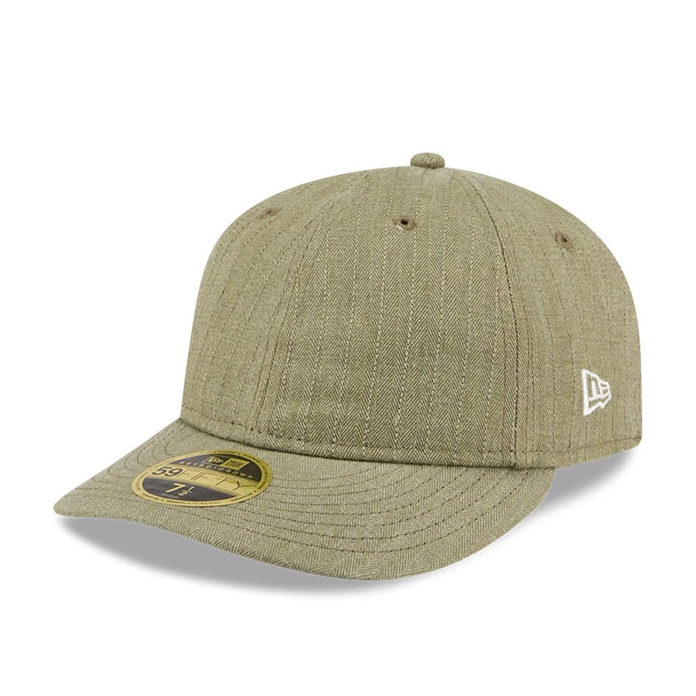 New Era Herringbone Green Retro Crown 59FIFTY Fitted Cap-kentox