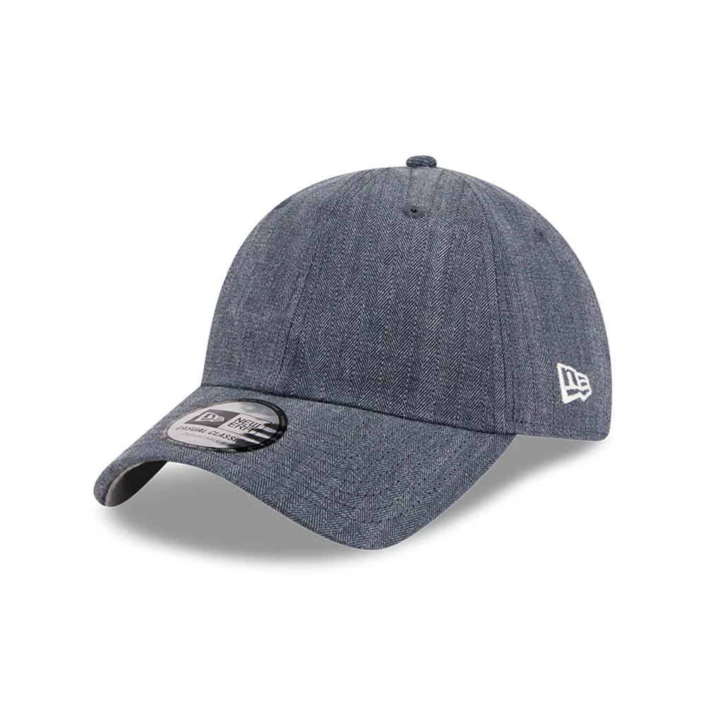 New Era Herringbone Pinstripe Navy Casual Classic Adjustable Cap-kentox