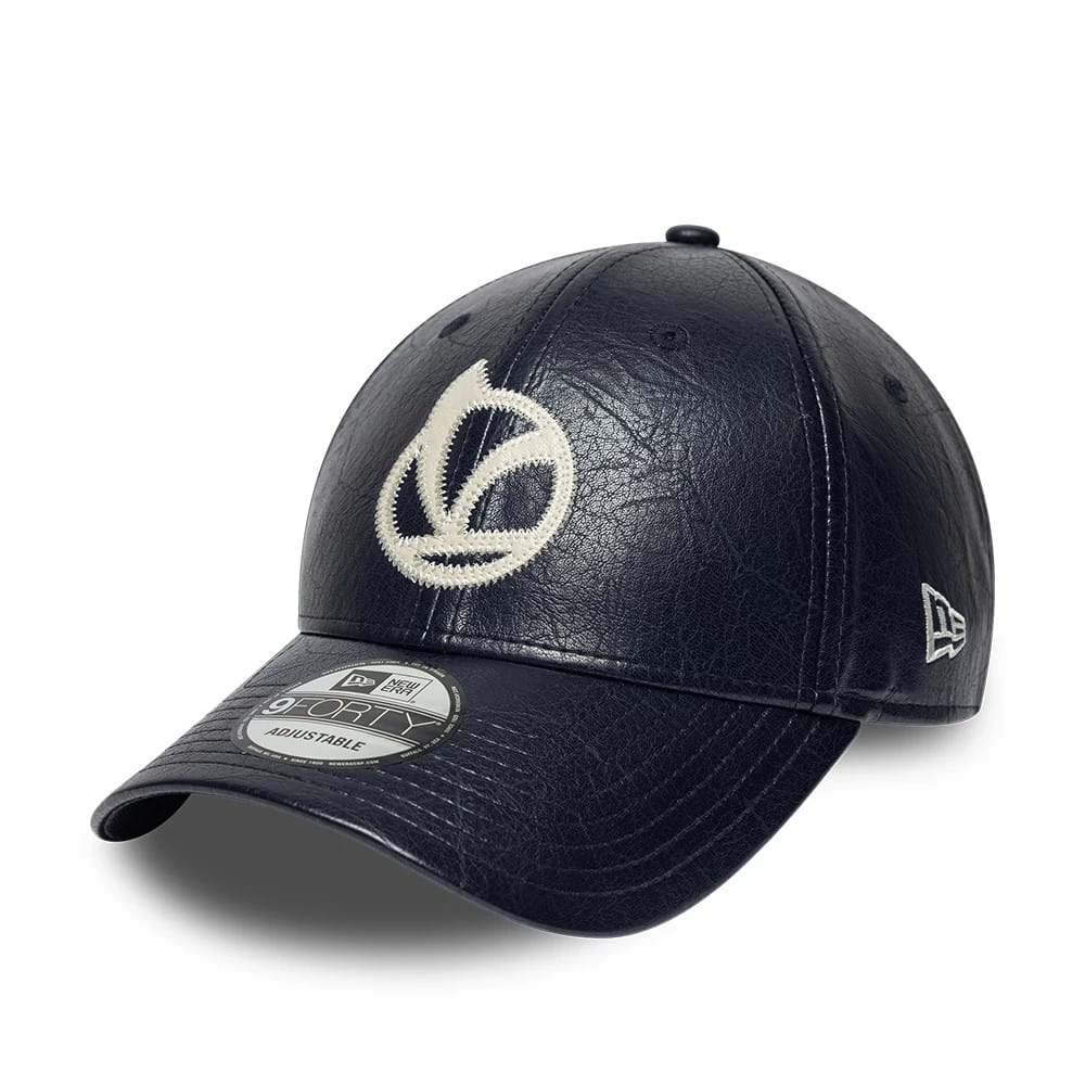 Vespa Crinkle PU  Navy 9FORTY Adjustable Cap-kentox