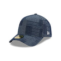 New Era Patchwork Denim Navy 59FORTY A-Frame Fitted Cap-kentox