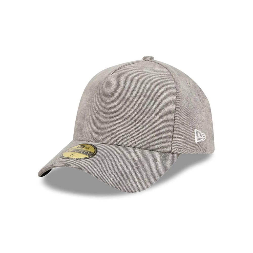New Era Open Grey 59FORTY A-Frame Fitted Cap-kentox
