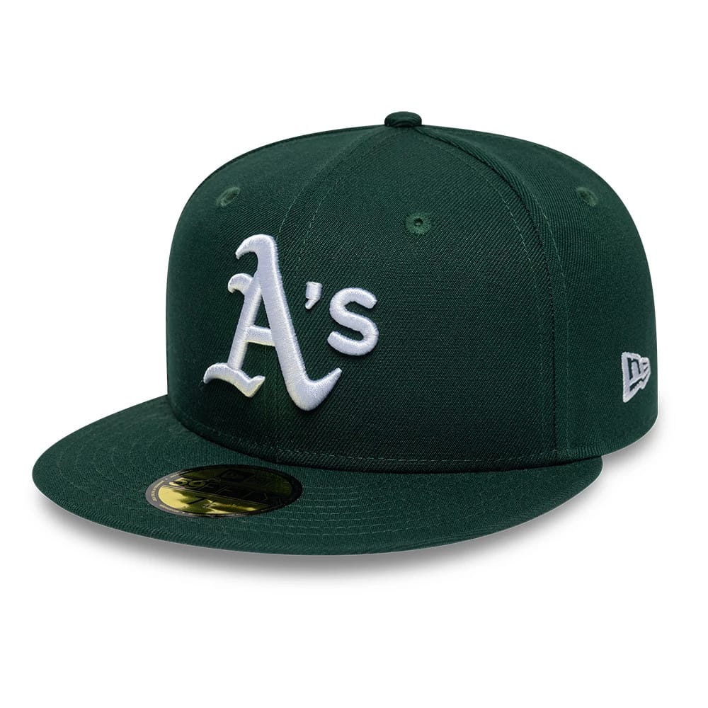 Athletics MLB League Essential Dark Green 59FIFTY Fitted Cap-kentox