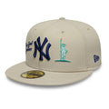 New York Yankees MLB City Icon Light Beige 59FIFTY Fitted Cap-kentox