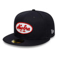 New Era Oval Patch Navy 59FIFTY Fitted Cap-kentox