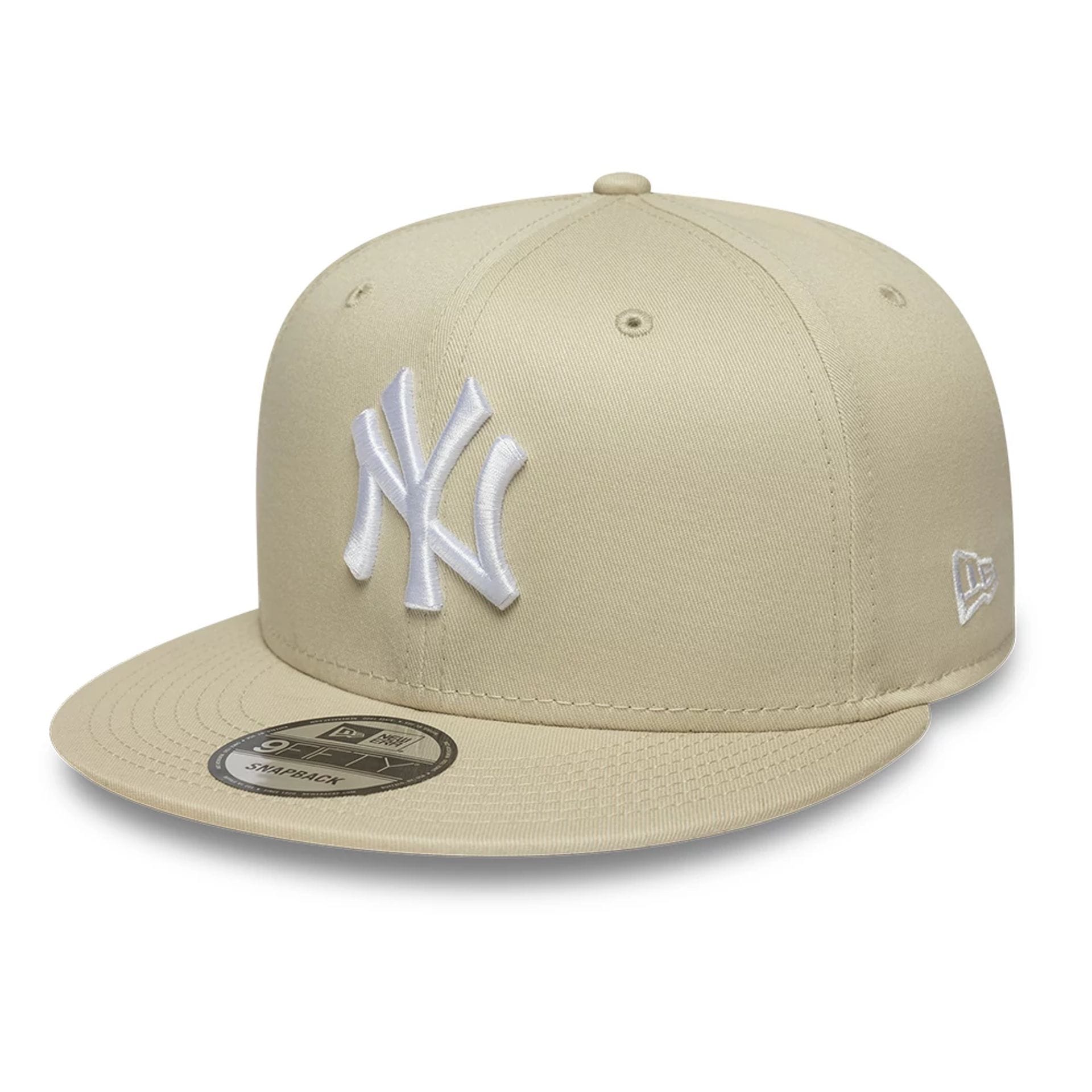 New York Yankees MLB League Essential Light Beige 9FIFTY Snapback Adjustable Cap-kentox