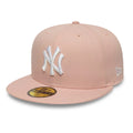 New York Yankees MLB League Essential Pastel Pink 59FIFTY Fitted Cap-kentox
