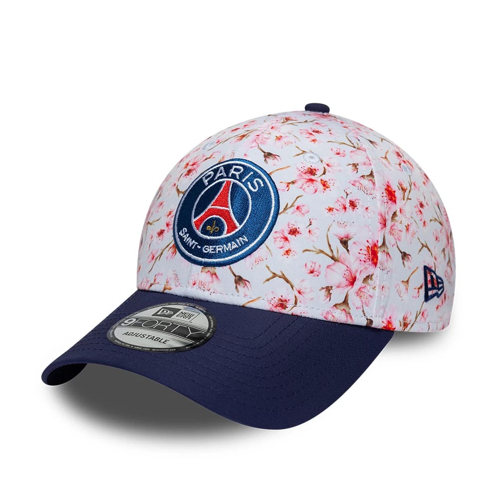 Paris Saint Germain Cherry Blossom Navy 9FORTY Adjustable Cap-kentox