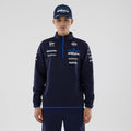 Williams Navy Mid Layer 1/4 Zip Sweater-kentox