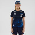 Williams Womens Alex Albon Navy Tech T-shirt-kentox