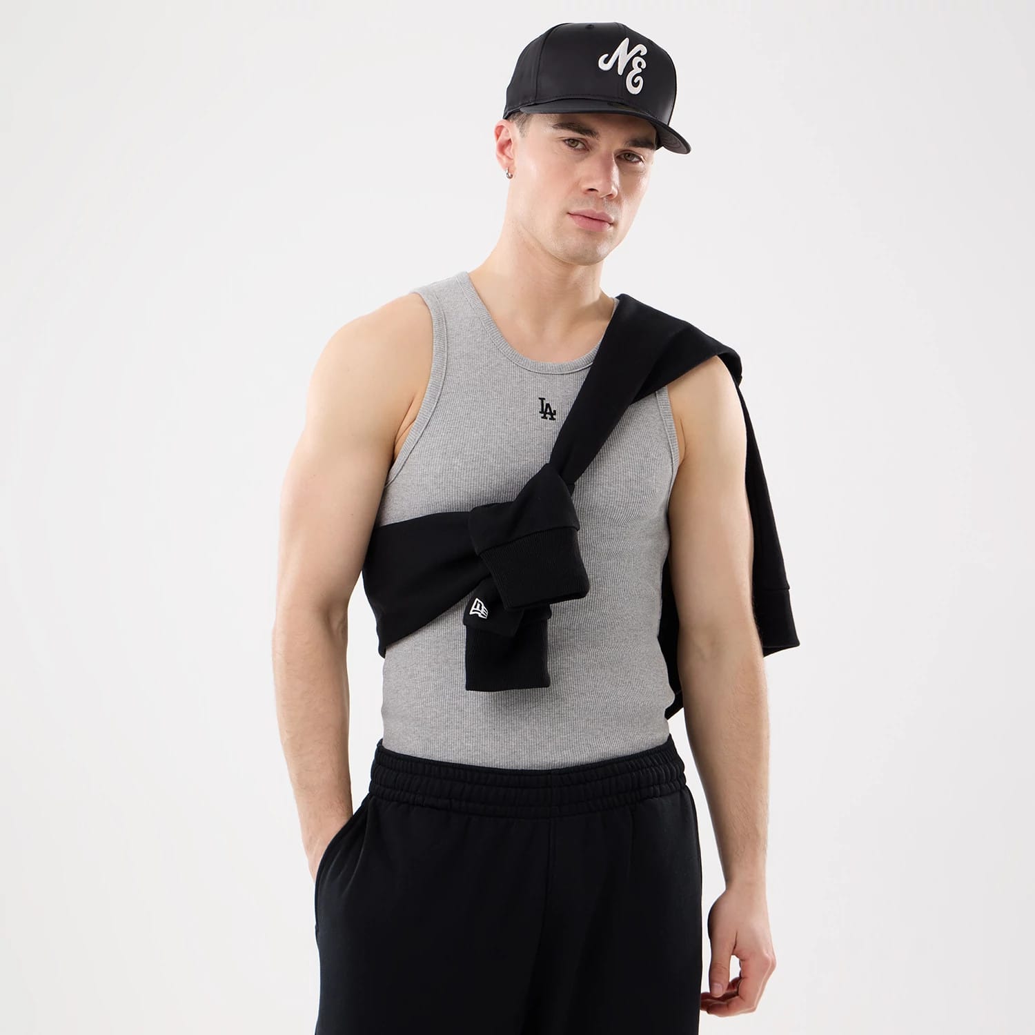 LA Dodgers MLB Rib Grey Vest-kentox