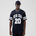 New Era Mesh Navy Oversized T-Shirt-kentox