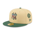 New York Yankees MLB Agave 2Tone Light Beige & Green 59FIFTY Fitted Cap-kentox