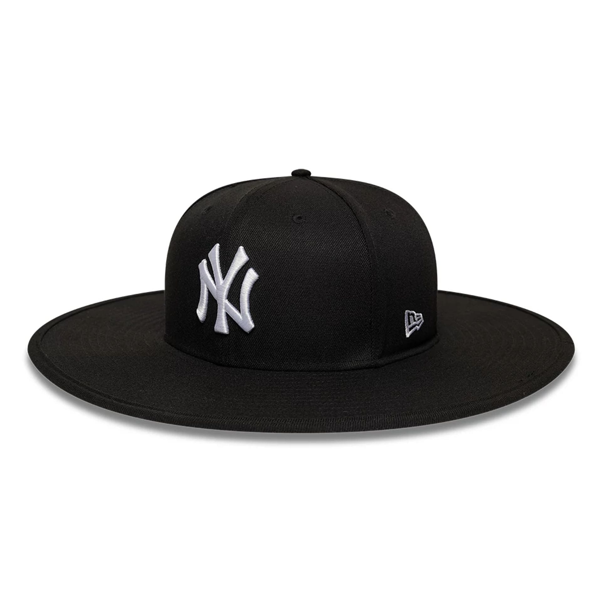 New York Yankees MLB 6 Panel Black Fitted Bucket Hat-kentox