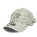 Atlanta Braves MLB Gingham Bowback Pastel Green 9TWENTY Adjustable Cap-kentox